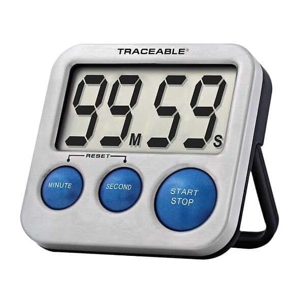 Traceable Blue-Steel Digital Timer with